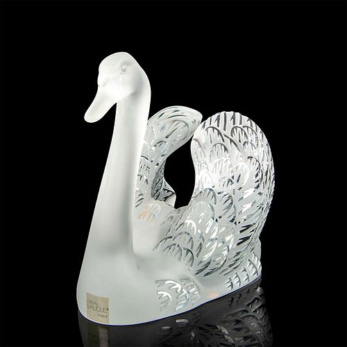 LALIQUE CRYSTAL SCULPTURE, HEAD