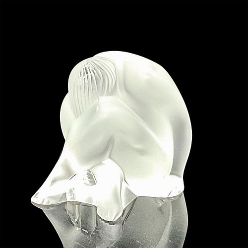 LALIQUE CRYSTAL STATUETTE, NU