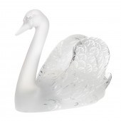 LALIQUE CRYSTAL SWAN - CYGNE T