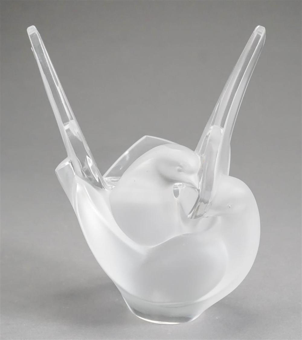 LALIQUE CRYSTAL 'SYLVIE' FLOWER