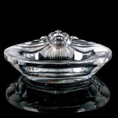 LALIQUE CRYSTAL TETE DE LION A