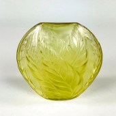 LALIQUE CRYSTAL VASE, FILICARI