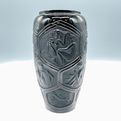 LALIQUE CRYSTAL VASE, HESPERIDES