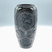 LALIQUE CRYSTAL VASE, HESPERID