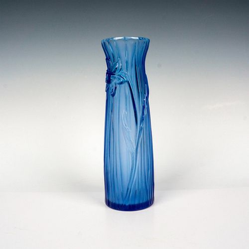 LALIQUE CRYSTAL VASE, JONQUILLE