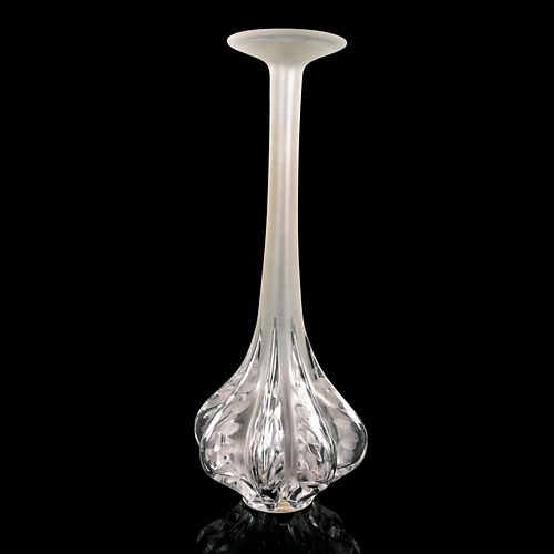 LALIQUE CRYSTAL VASE, MARIE CLAUDEA