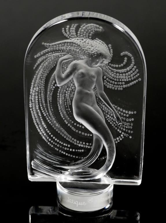 LALIQUE CRYSTAL WATER NYMPH