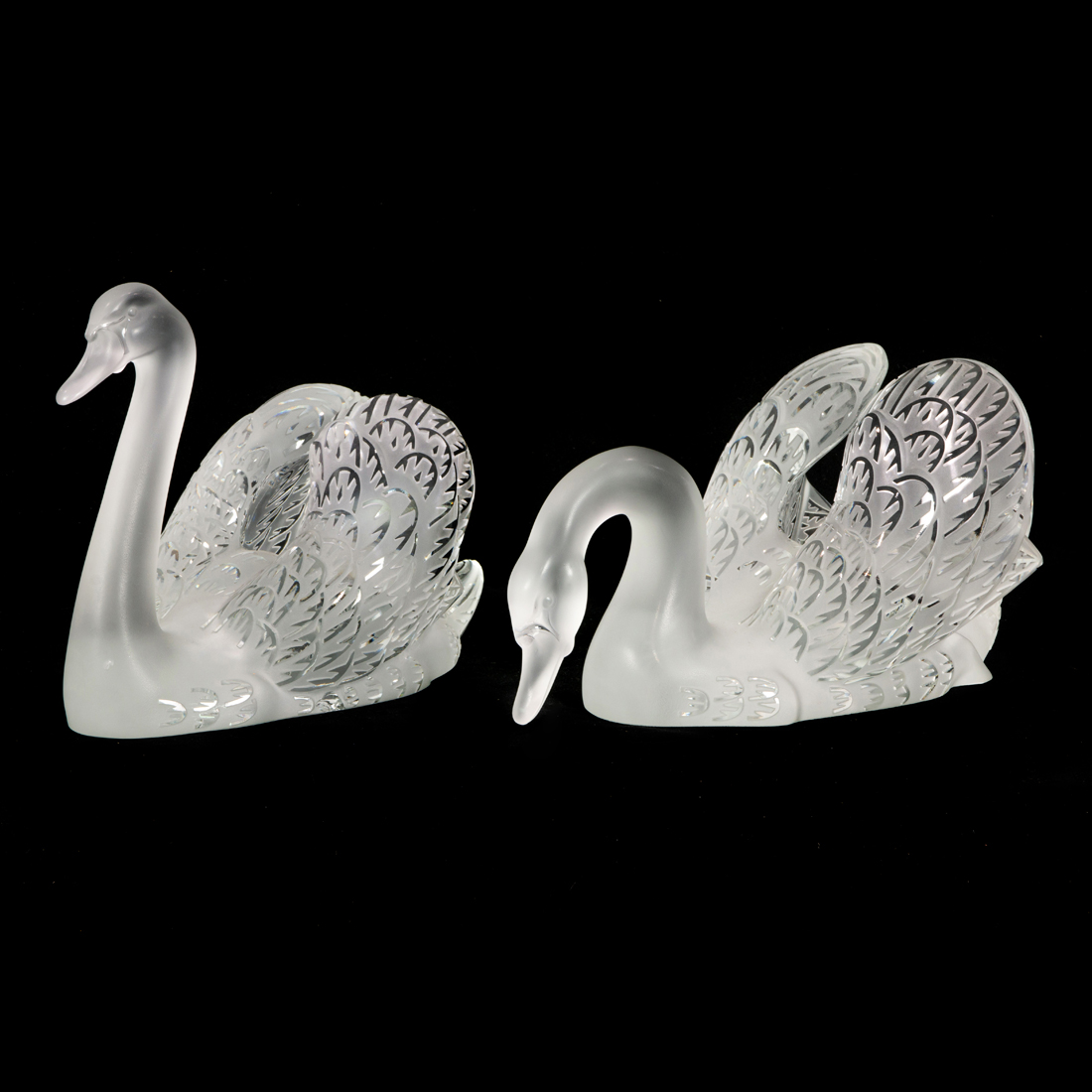 LALIQUE, CYGNE TETE DROITE AND