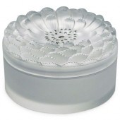 LALIQUE "DAHLIA" CRYSTAL POWDE