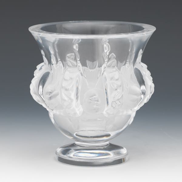 LALIQUE "DAMPIERRE" CRYSTAL VASE