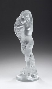 Lalique 'Danaides' glass figur