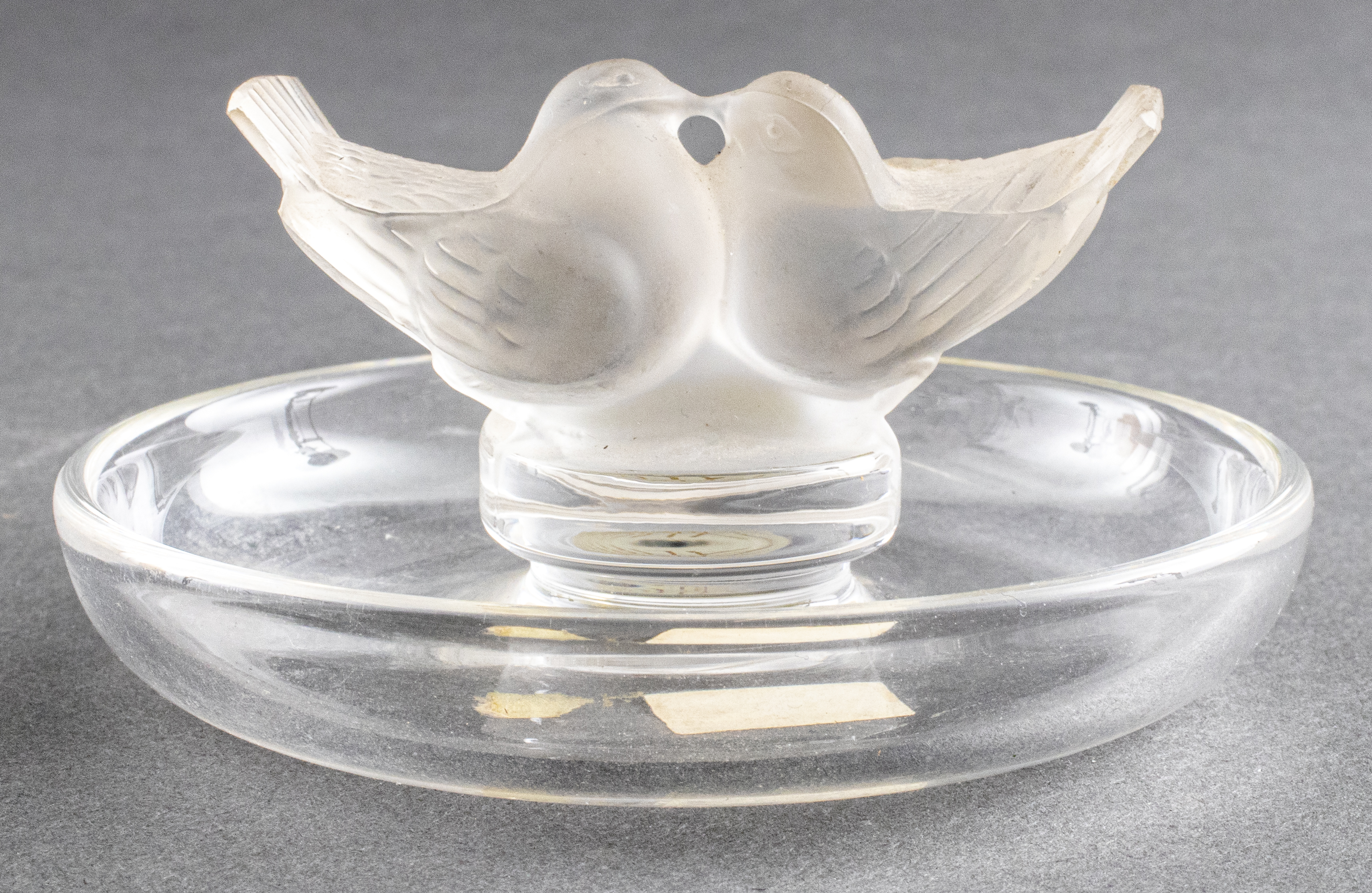 LALIQUE "DEUX COLOMBES" VIDE