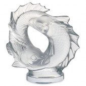 LALIQUE DEUX POISSONS CRYSTAL