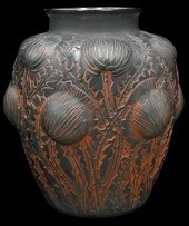 LALIQUE "DOMREMY" SMOKEY TOPAZ