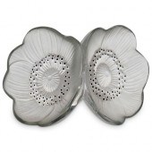 LALIQUE DOUBLE ANEMONES CRYSTA