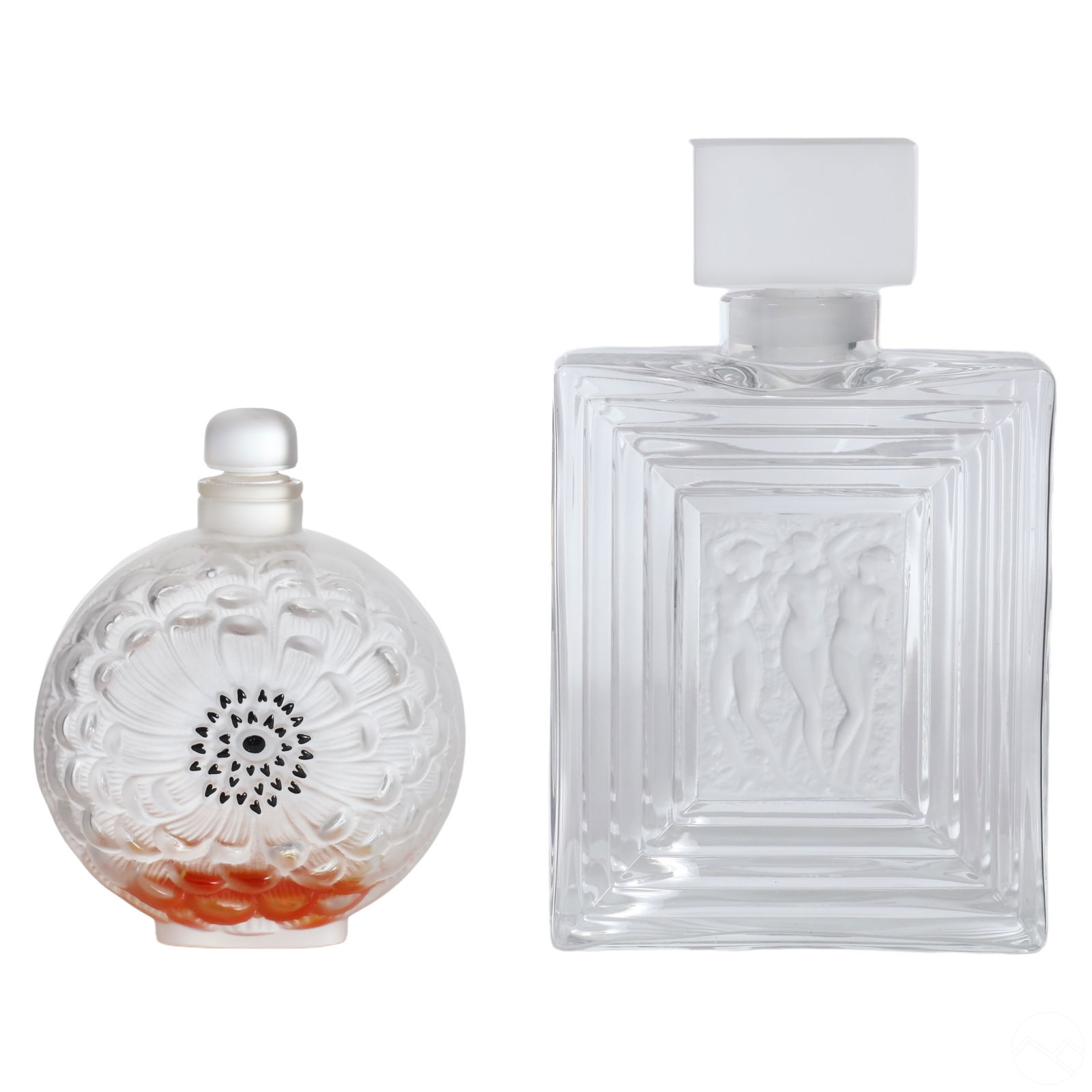 LALIQUE DUNCAN & DAHLIA CRYSTAL