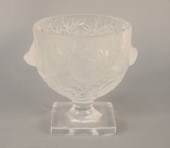 LALIQUE "ELISABETH" FROSTED CR