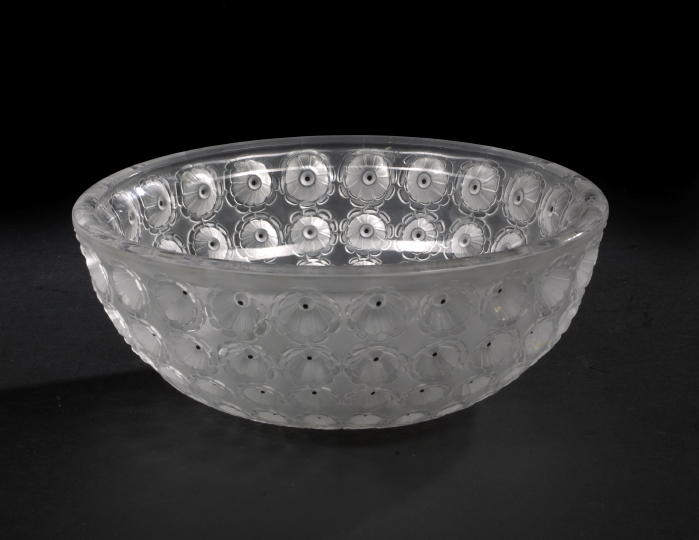 Lalique Enameled, Clear and Frosted