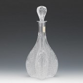 LALIQUE "FERN" QUATREFOIL CRYS