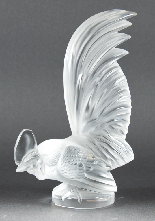 Lalique figure of a rooster
