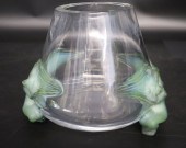 LALIQUE FRANCE "ANTINEA" GREEN