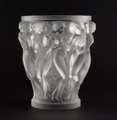 LALIQUE FRANCE BACCHANTES GLAS