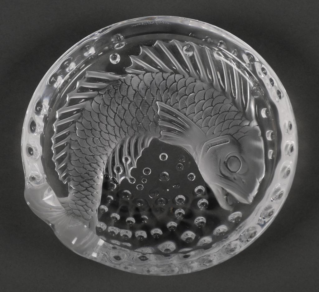 LALIQUE FRANCE CONCARNEAU KOI