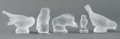 LALIQUE FRANCE CRYSTAL GLASS A