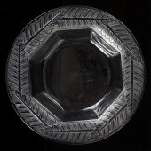LALIQUE FRANCE CRYSTAL LOW BOW