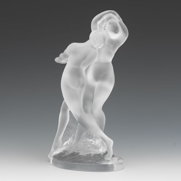 LALIQUE FRANCE "DEUX DANSEUS"