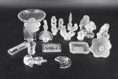 LALIQUE FRANCE GLASS ANIMALS &