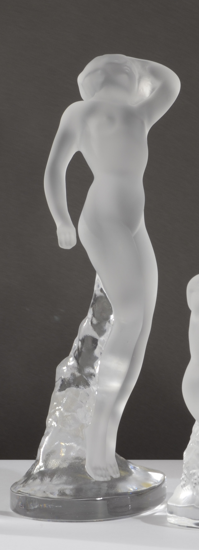 LALIQUE FRANCE GLASS FIGURAL NUDE