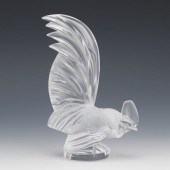 LALIQUE FRANCE GLASS ROOSTER M
