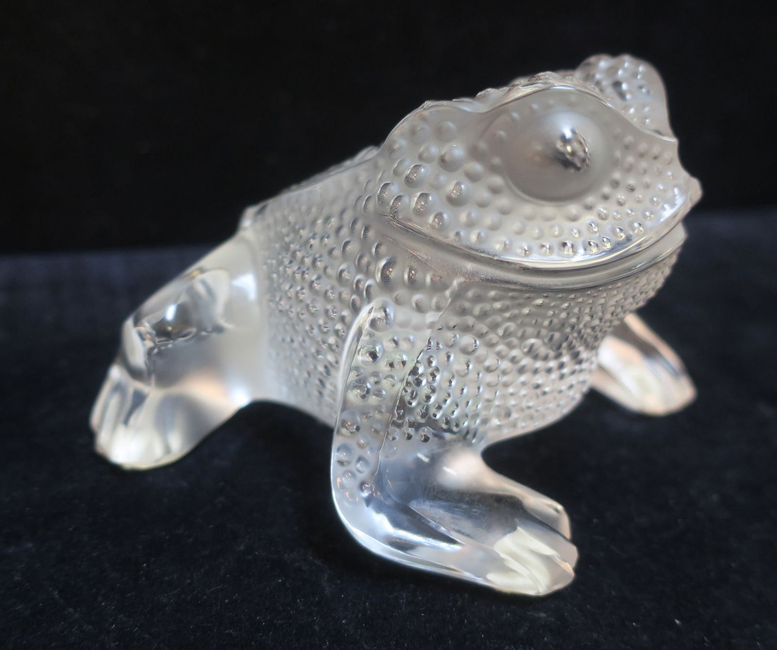 LALIQUE, FRANCE, "GREGOIRE" CRYSTAL