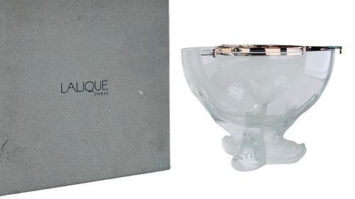 LALIQUE FRANCE "IGOR" CAVIAR SERVER