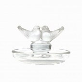 LALIQUE FRANCE KISSING DOVES R