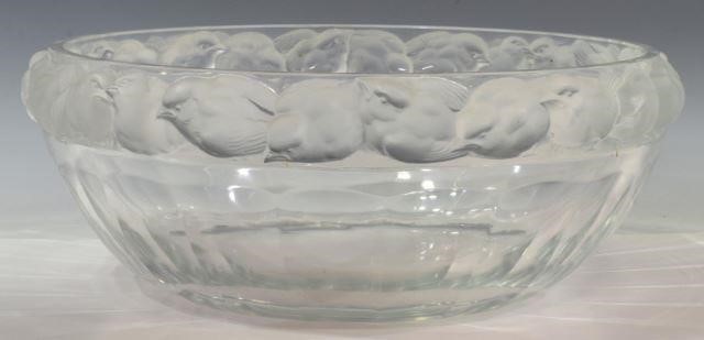 LALIQUE FRANCE 'MESANGES' ART