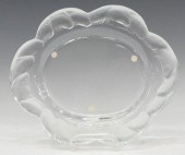 LALIQUE FRANCE 'PIRIAC' OVAL C