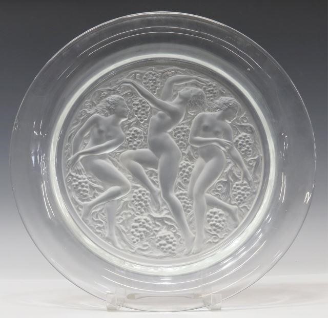 LALIQUE FRANCE SATIN CRYSTAL