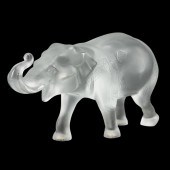 LALIQUE FRANCE SUMATRAN ELEPHA