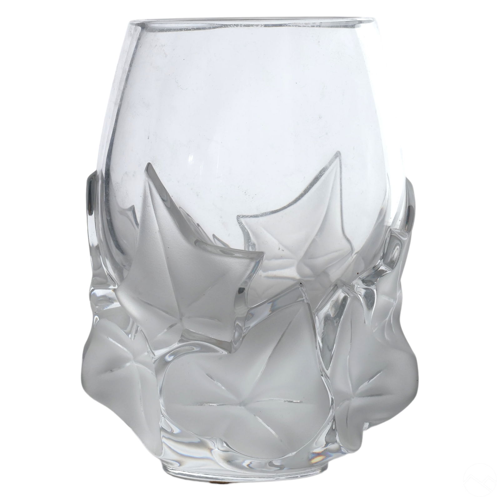 LALIQUE FRENCH CRYSTAL HEDERA SATIN