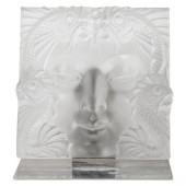 LALIQUE FRENCH CRYSTAL MASQUE
