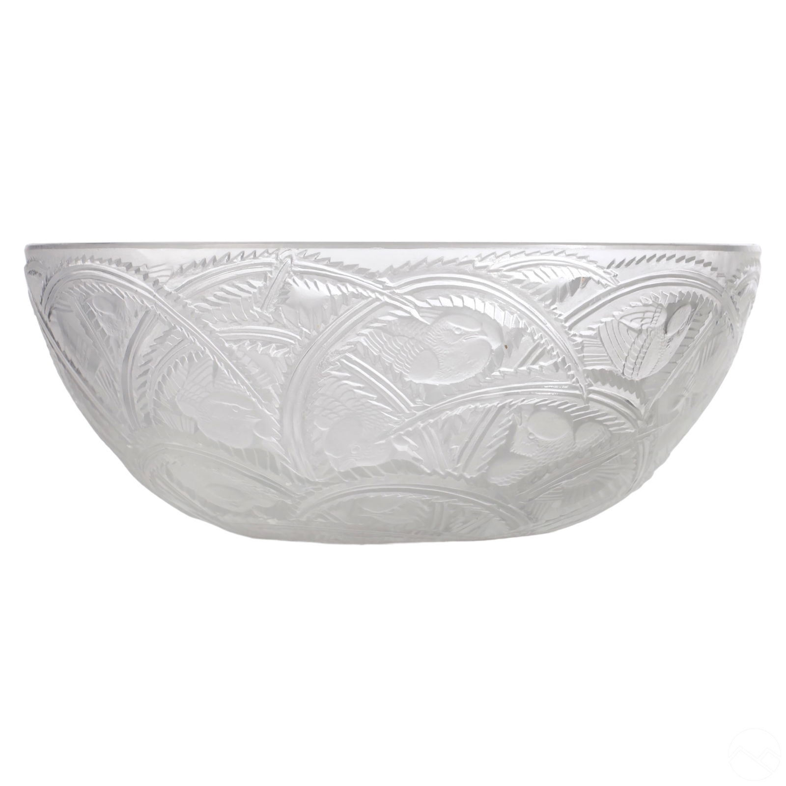 LALIQUE FRENCH CRYSTAL PINSONS