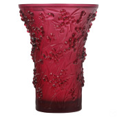 LALIQUE FRENCH CRYSTAL RUBY RE