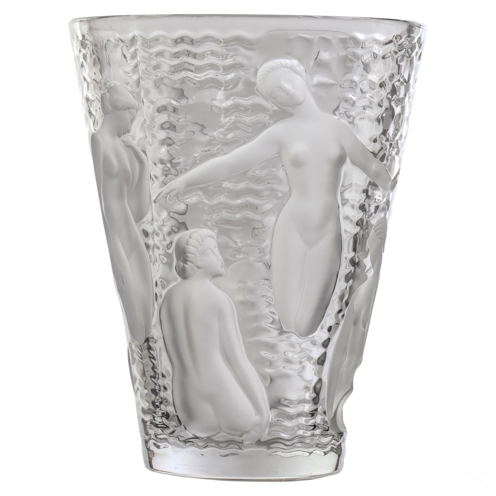 LALIQUE FRENCH ONDINES NUDE WATER
