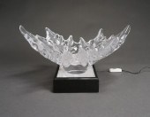 LALIQUE FROSTED AND MOLDED GLA