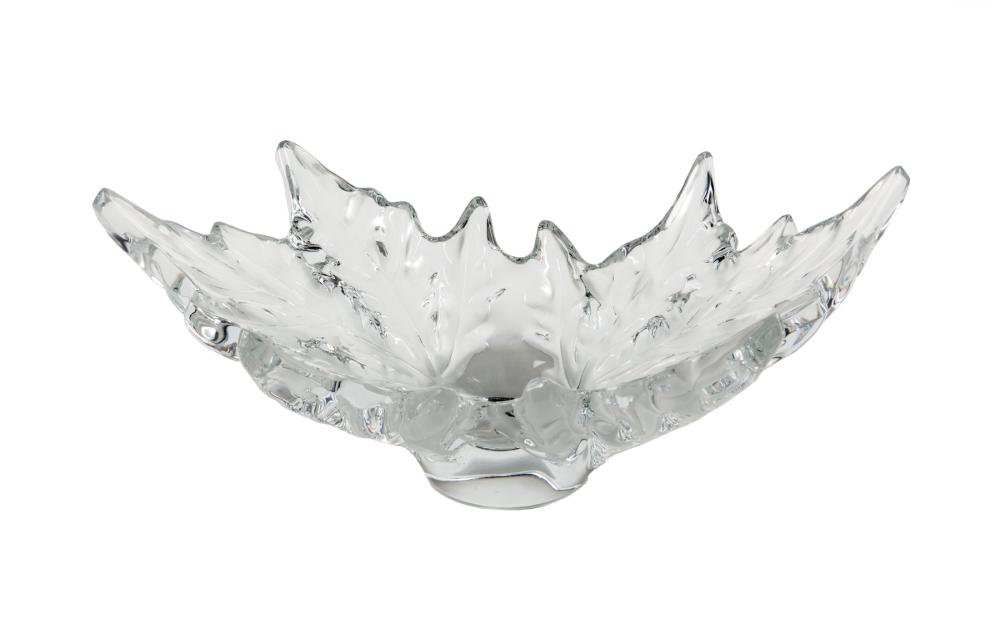 LALIQUE FROSTED AND MOLDED GLASS