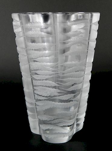 LALIQUE FROSTED AND MOLDED GLASS