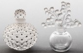 LALIQUE FROSTED ART GLASS PERF