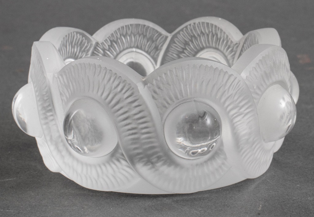 LALIQUE FROSTED CRYSTAL CANDY